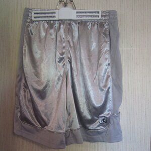 AND 1 Size L Men's Basketball Athletic Silver Shorts